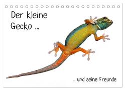 Der kleine Gecko und seine Freunde (Tischkalender 2024 DIN A5 quer), CALVENDO Monatskalender von Eppele,  Klaus