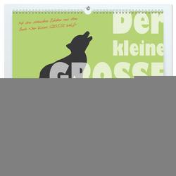 Der kleine GROSSE Wolf – Kalender (hochwertiger Premium Wandkalender 2024 DIN A2 quer), Kunstdruck in Hochglanz von Forster,  Valerie