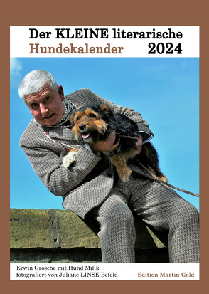 Der KLEINE literarische Hundkalender 2024 von Körner,  Charlotte, Powa,  Andre