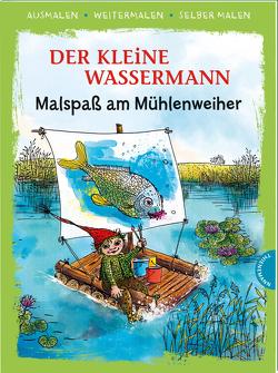 Der kleine Wassermann (Ausmalen, weitermalen, selber malen) von Gebhardt,  Winnie, Preussler,  Otfried, Weber,  Mathias