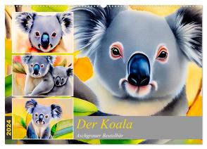 Der Koala 2024. Aschgrauer Beutelbär (Wandkalender 2024 DIN A2 quer), CALVENDO Monatskalender von Lehmann,  Steffani