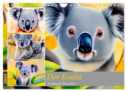 Der Koala 2024. Aschgrauer Beutelbär (Wandkalender 2024 DIN A4 quer), CALVENDO Monatskalender von Lehmann,  Steffani