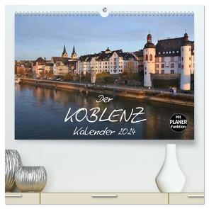 Der Koblenz Kalender (hochwertiger Premium Wandkalender 2024 DIN A2 quer), Kunstdruck in Hochglanz von Heußlein,  Jutta