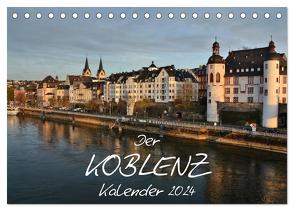 Der Koblenz Kalender (Tischkalender 2024 DIN A5 quer), CALVENDO Monatskalender von Heußlein,  Jutta