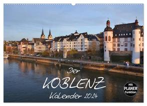Der Koblenz Kalender (Wandkalender 2024 DIN A2 quer), CALVENDO Monatskalender von Heußlein,  Jutta