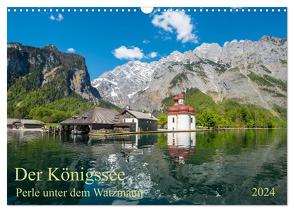 Der Königssee Perle unter dem Watzmann (Wandkalender 2024 DIN A3 quer), CALVENDO Monatskalender von Selection,  Prime