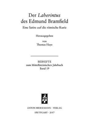 Der Laberintus des Edmund Bramfield von Bramfield,  Edmund, Haye,  Thomas