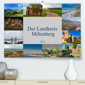 Der Landkreis Miltenberg (hochwertiger Premium Wandkalender 2024 DIN A2 quer), Kunstdruck in Hochglanz von Meisenzahl,  Jessica