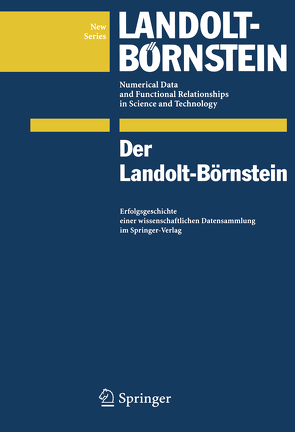 Der Landolt-Börnstein von Madelung,  Otfried, Poerschke,  Rainer