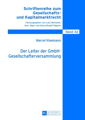 Der Leiter der GmbH-Gesellschafterversammlung von Kleemann,  Marcel