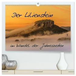 Der Lilienstein im Wandel der Jahreszeiten (hochwertiger Premium Wandkalender 2024 DIN A2 quer), Kunstdruck in Hochglanz von Jentzsch,  Norbert