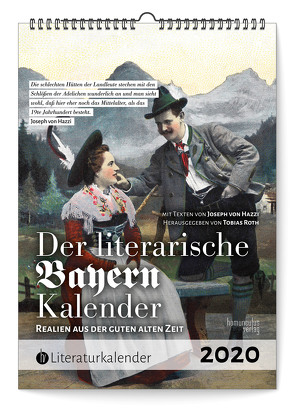 Der literarische Bayern-Kalender 2020 von von Hazzi,  Joseph