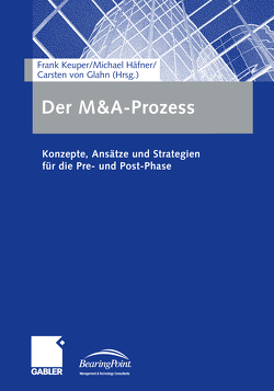 Der M&A-Prozess von Häfner,  Michael, Keuper,  Frank, von Glahn,  Carsten