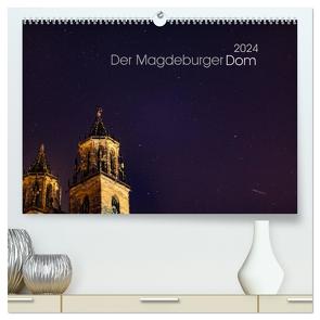 Der Magdeburger Dom 2024 (hochwertiger Premium Wandkalender 2024 DIN A2 quer), Kunstdruck in Hochglanz von Frohmüller,  Lars