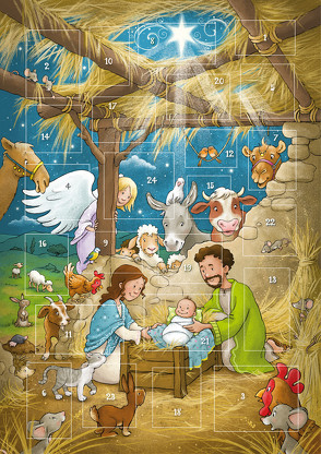 Der magnetische Adventskalender – Weihnachtsfreude in Bethlehem von Husmann,  Tanja