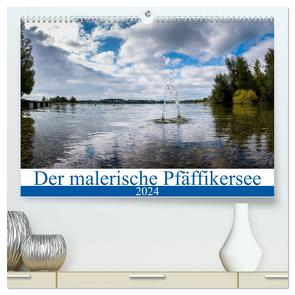 Der malerische Pfäffikersee (hochwertiger Premium Wandkalender 2024 DIN A2 quer), Kunstdruck in Hochglanz von Kropf,  Anna