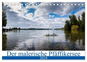 Der malerische Pfäffikersee (Tischkalender 2024 DIN A5 quer), CALVENDO Monatskalender von Kropf,  Anna