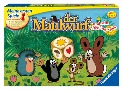 Ravensburger 21570 – Der Maulwurf und sein Lieblingsspiel – Spieleklassiker für Kinder, Spiel für Erwachsene und Kinder ab 3 Jahren, für 2-4 Spieler