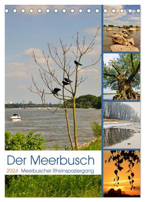 Der Meerbusch – Meerbuscher Rheinspaziergang (Tischkalender 2024 DIN A5 hoch), CALVENDO Monatskalender von Hackstein,  Bettina