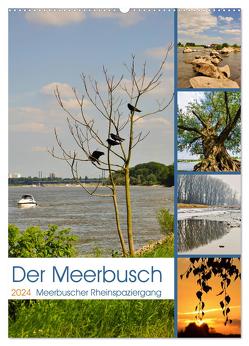 Der Meerbusch – Meerbuscher Rheinspaziergang (Wandkalender 2024 DIN A2 hoch), CALVENDO Monatskalender von Hackstein,  Bettina