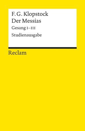 Der Messias von Höpker-Herberg,  Elisabeth, Klopstock,  Friedrich G