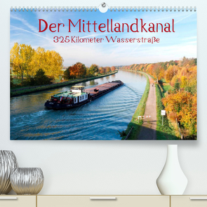 Der Mittellandkanal – 325 Kilometer Wasserstraße (Premium, hochwertiger DIN A2 Wandkalender 2022, Kunstdruck in Hochglanz) von Ellerbrock,  Bernd