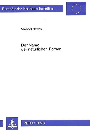 Der Name der natürlichen Person von Nowak,  Michael
