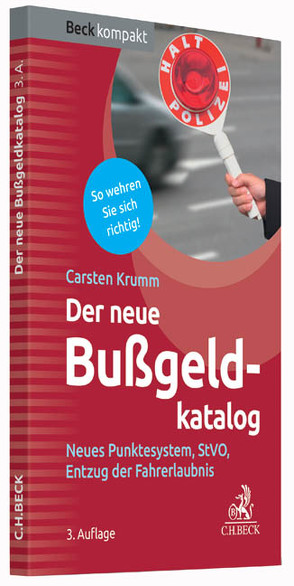 Der neue Bußgeldkatalog von Krumm,  Carsten