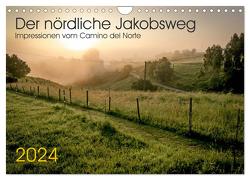 Der nördliche Jakobsweg (Wandkalender 2024 DIN A4 quer), CALVENDO Monatskalender von Hecker,  Rolf