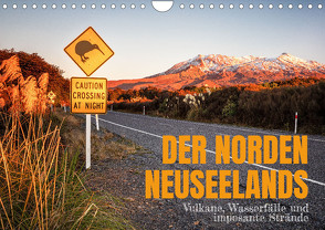 Der Norden Neuseelands: Vulkane, Wasserfälle und imposante Strände (Wandkalender 2024 DIN A4 quer), CALVENDO Monatskalender von Aust,  Gerhard