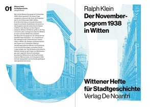 Der Novemberpogrom 1938 in Witten von Klein,  Ralph