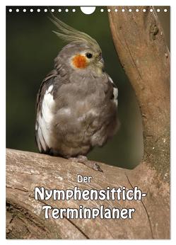 Der Nymphensittich-Terminplaner (Wandkalender 2024 DIN A4 hoch), CALVENDO Monatskalender von Lindert-Rottke,  Antje