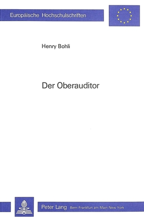 Der Oberauditor von Bohli,  Henry