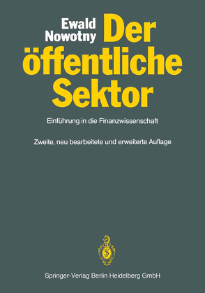 Der öffentliche Sektor von Nowotny,  Christian, Scheer,  Christian