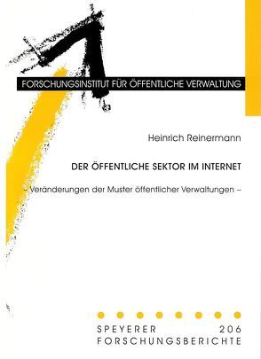 Der öffentliche Sektor im Internet von Reinermann,  Heinrich