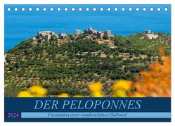 DER PELOPONNES (Tischkalender 2024 DIN A5 quer), CALVENDO Monatskalender von Scholz,  Frauke