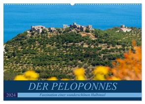 DER PELOPONNES (Wandkalender 2024 DIN A2 quer), CALVENDO Monatskalender von Scholz,  Frauke