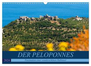 DER PELOPONNES (Wandkalender 2024 DIN A3 quer), CALVENDO Monatskalender von Scholz,  Frauke