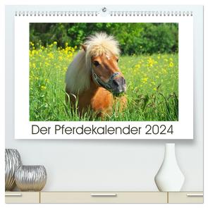 Der Pferdekalender (hochwertiger Premium Wandkalender 2024 DIN A2 quer), Kunstdruck in Hochglanz von Dölling,  AD DESIGN Photo + PhotoArt,  Angela