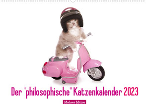 Der „philosophische“ Katzenkalender 2023 (Wandkalender 2023 DIN A2 quer) von Missou,  Madame