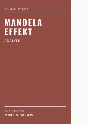 Der politische Mandela-Effekt von Harwig,  Martin