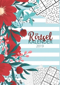 Der Rätsel Kalender 2019 – Terminplaner und Monatskalender mit 90 Rätseln von Steen,  Mario