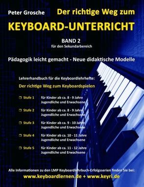 Der richtige Weg zum Keyboard-Unterricht – Band 2 von Grosche,  Peter