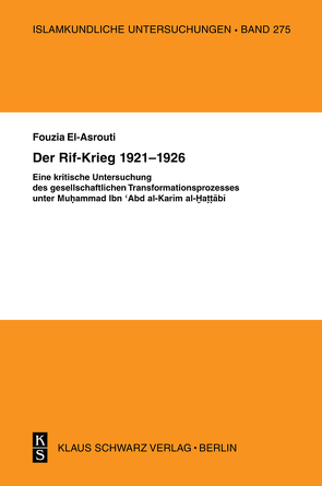 Der Rif-Krieg 1921-1926 von Asrouti,  Fouzia El