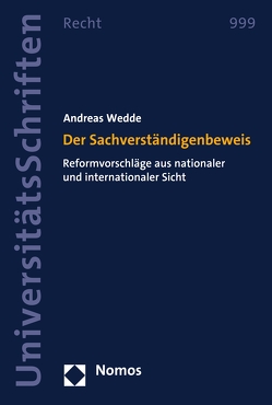 Der Sachverständigenbeweis von Wedde,  Andreas