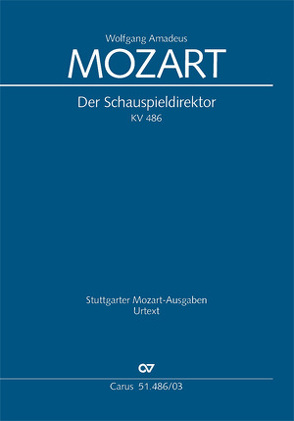 Der Schauspieldirektor (Klavierauszug) von Mozart,  Wolfgang Amadeus