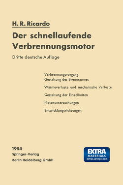 Der schnellaufende Verbrennungsmotor von Niermeyer,  Heinrich, Ricardo,  Harry R.