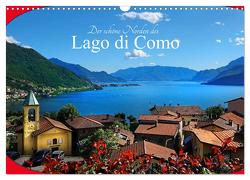 Der schöne Norden des Lago di Como (Wandkalender 2024 DIN A3 quer), CALVENDO Monatskalender von Scholz,  Traude