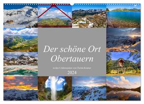 Der schöne Ort Obertauern (Wandkalender 2024 DIN A2 quer), CALVENDO Monatskalender von Kramer,  Christa