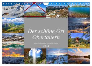Der schöne Ort Obertauern (Wandkalender 2024 DIN A4 quer), CALVENDO Monatskalender von Kramer,  Christa
